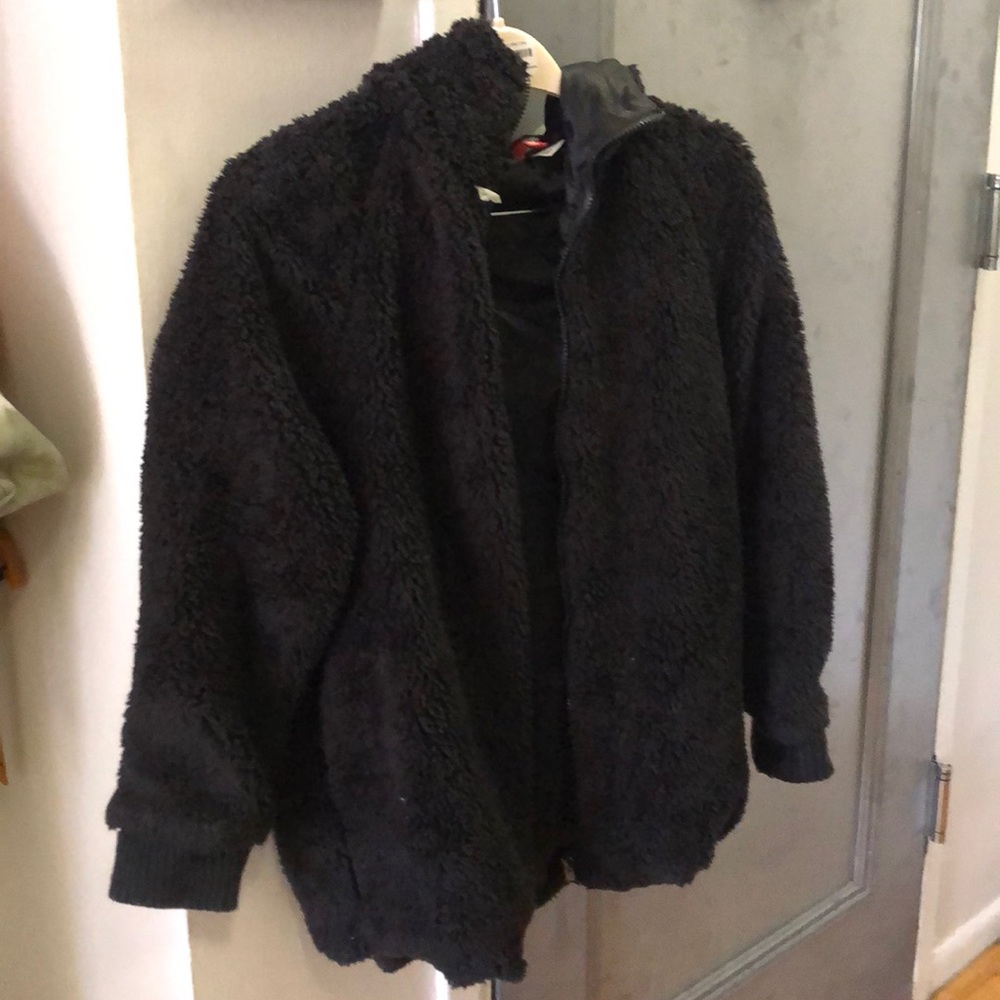 Fuzzy fall jacket